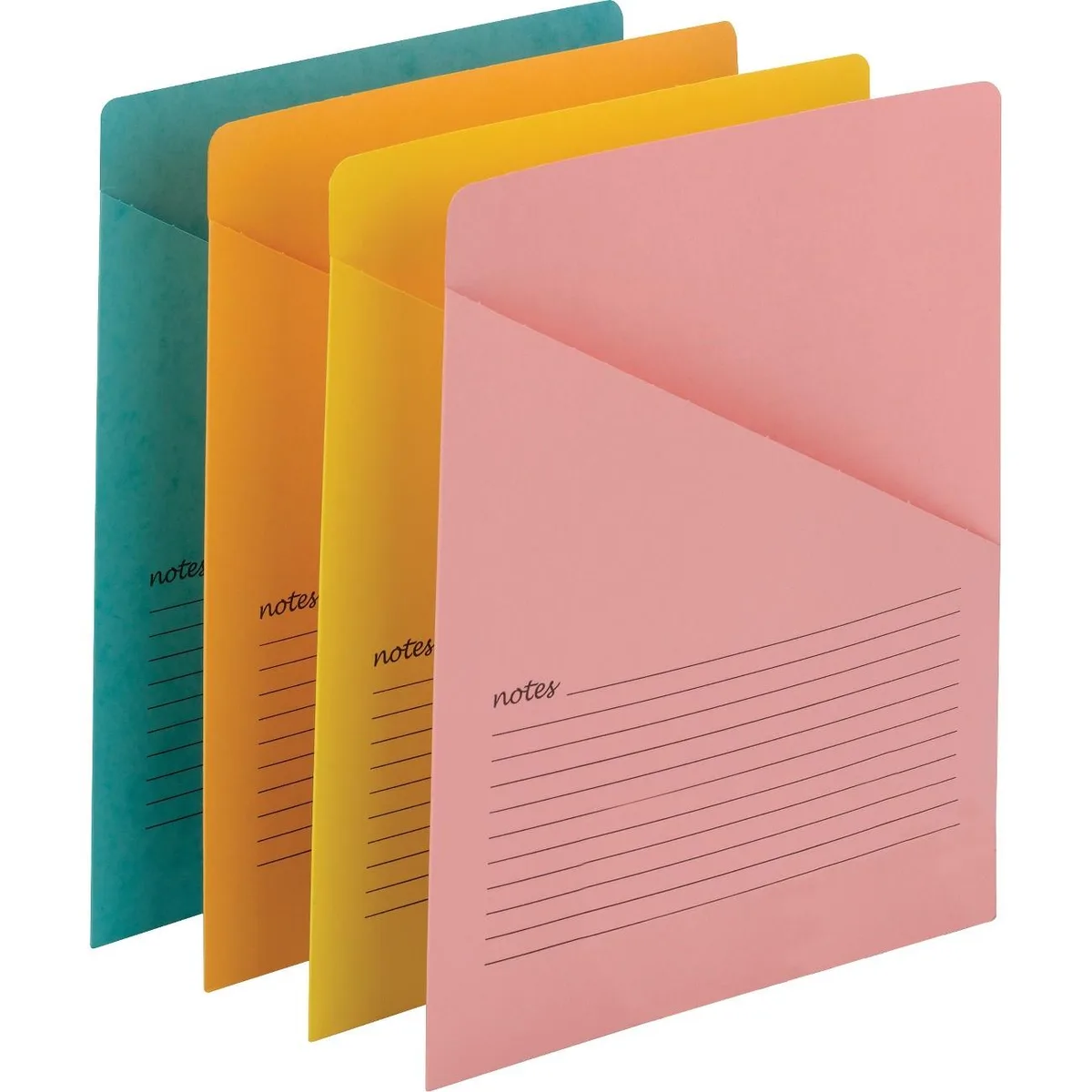 Smead Smead 75427 Slash-style File Jackets Aqua 12 Pack — product photo