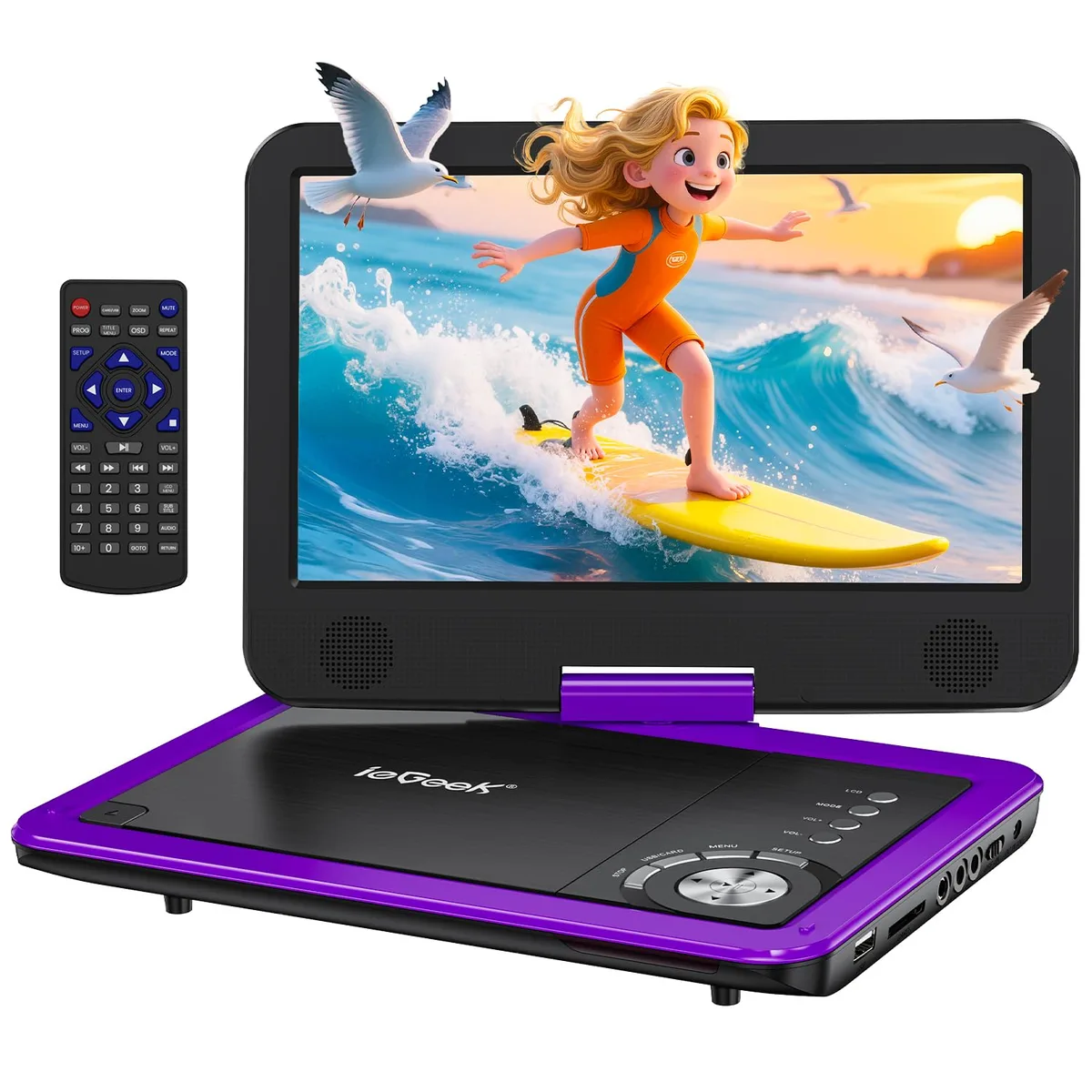 Panasonic portable DVD player 10.5" 1024x600 Black — product photo