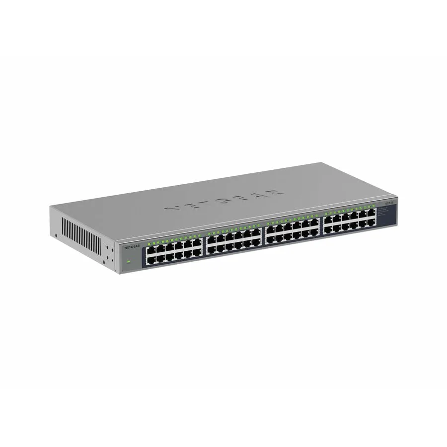 Netgear Inc. Netgear Inc. GS748PP-100NAS 48-port Gigabit unmanaged PoE+ network switch — product photo