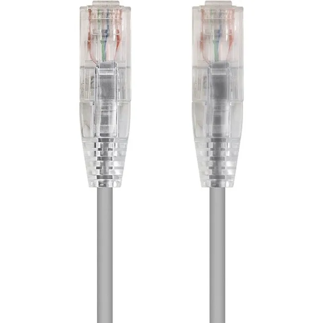 Monoprice Inc. Monoprice Inc. 113519 Cat6 network ethernet cable 1 ft Gray 28AWG 550MHz CMR — product photo