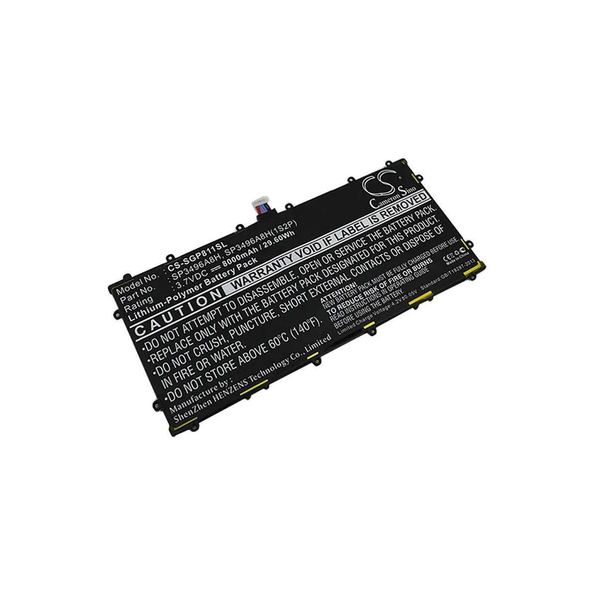 Cameron &amp; Co Cameron &amp; Co DS-CS-SGP811SL Battery 8000mAh Black — product photo