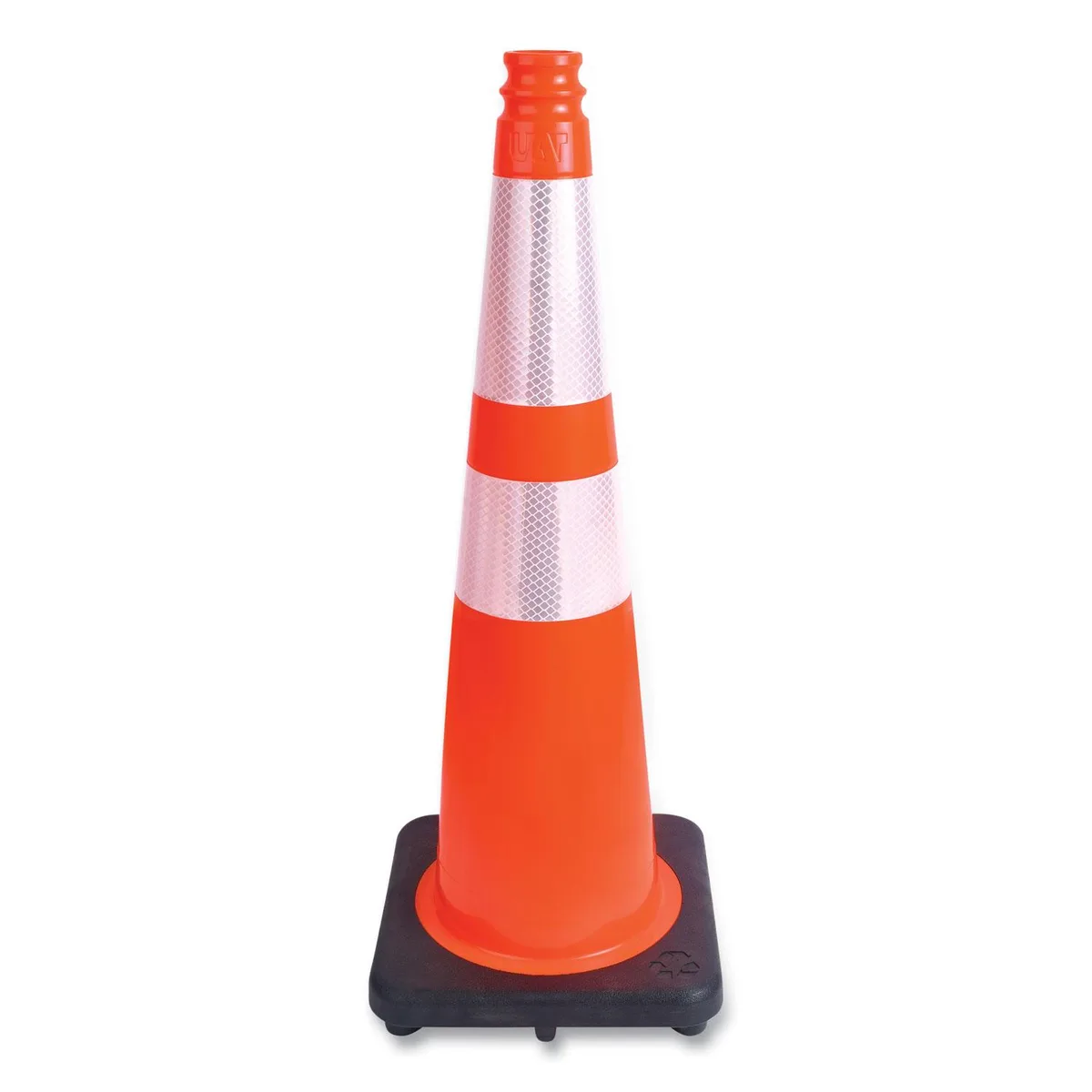 Tatco Tatco 35500 traffic safety equipment 10.75 x 10.75 x 28 Orange/Silver/Black — product photo