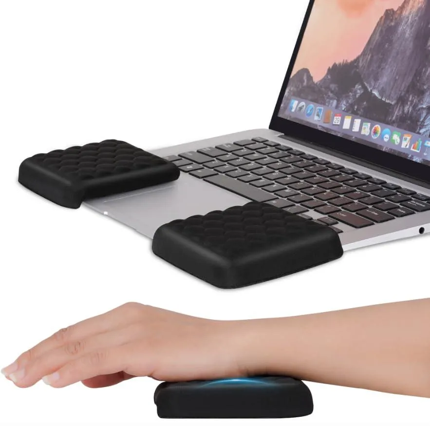 MEKASS 1294 Wrist Rest 4.33 x 3.94 x 1.18in Black — product photo