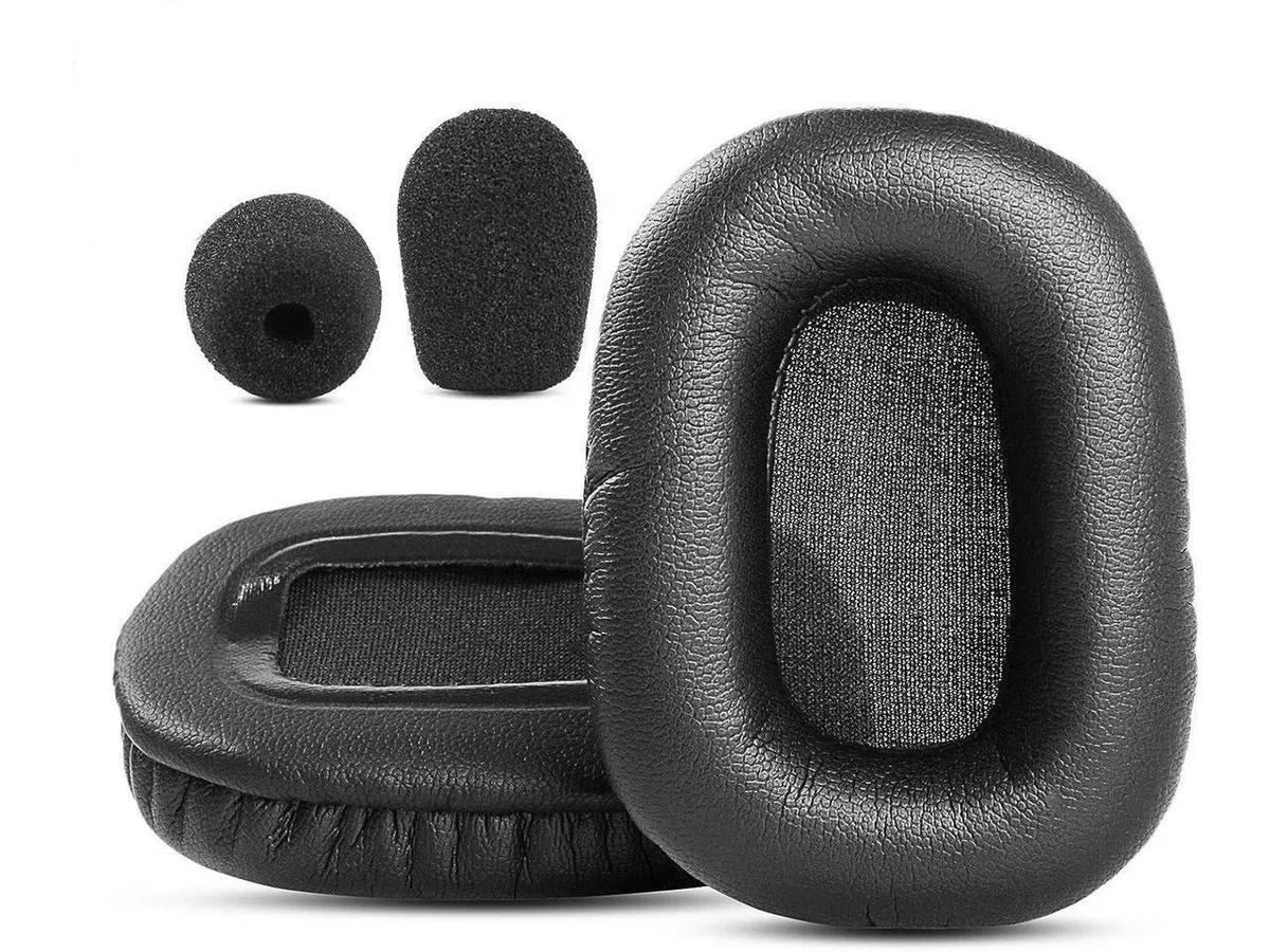 aibileec aibileec B450-XT Ear Pads &amp; Microphone Foam Kit Black — product photo
