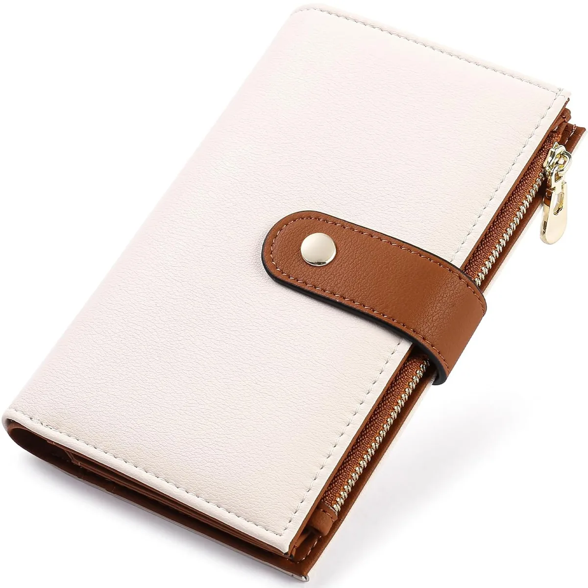  yiijay 6001 RFID Blocking Wallet 10 Card Slots Passport Pen Holder — product photo