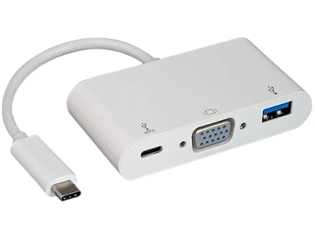 Nippon Labs Nippon Labs 50USB31C-VGAF-3 6 inch USB-C to VGA USB 3.0 PD pass-through usb display adapter — product photo