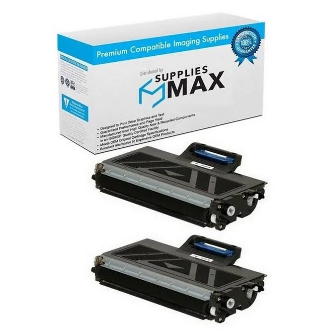 SuppliesMax SuppliesMax Toner Cartridge 2-Pack Black 2600 Pages for Ricoh SP-1200S SP-1200SF SP-1210N — product photo