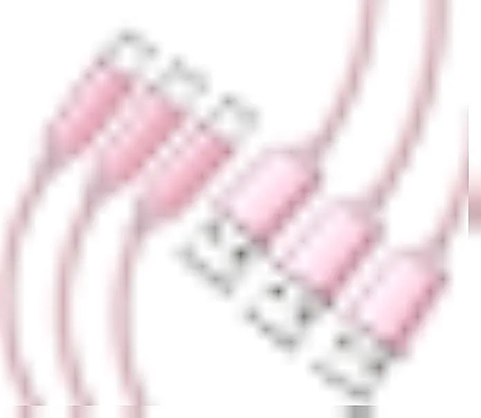 TAURKENAM TAURKENAM USB-A to USB-C Cable Pink 10 ft 3-Pack — product photo