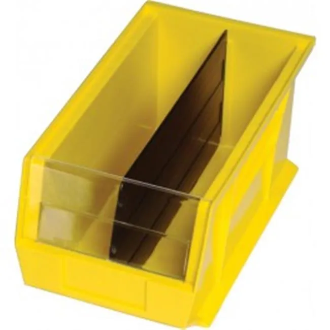 Quantum Storage Systems Quantum Storage Systems DUS255 Plastic Divider Black 15 in 7 1/4 in 6 PK — product photo