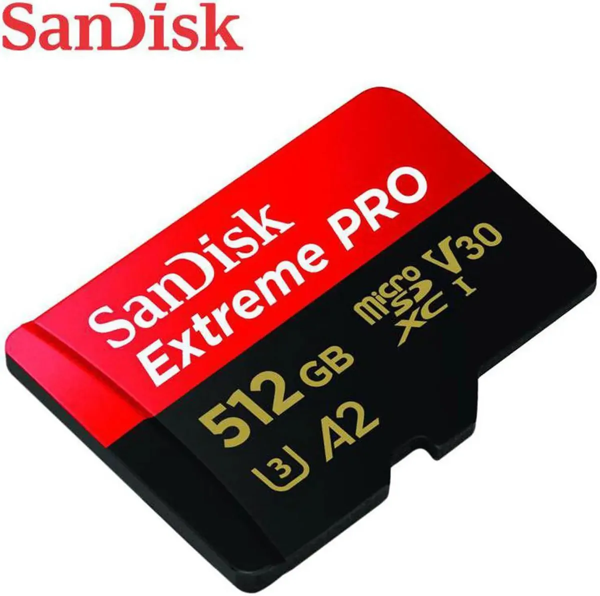 SanDisk SanDisk Extreme PRO 512GB microSDXC UHS-I Class 10 200MB/s memory card — product photo
