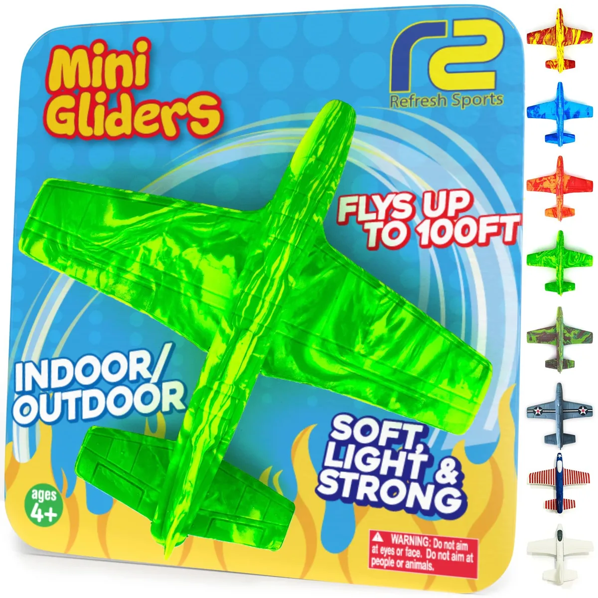 Refresh Sports Mini Glider EVA Foam Plane 100 FT — product photo