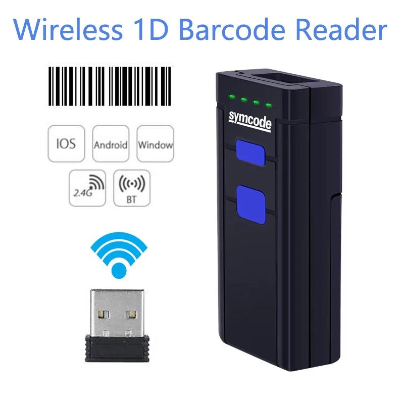 Nexanic Nexanic MJ2877-1d Bluetooth 1D barcode scanner — product photo
