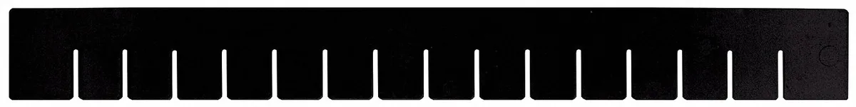 Quantum Storage Systems Quantum Storage Systems DL93030CO Plastic Divider Black 22 1/2 in L 17 1/2 in — product photo