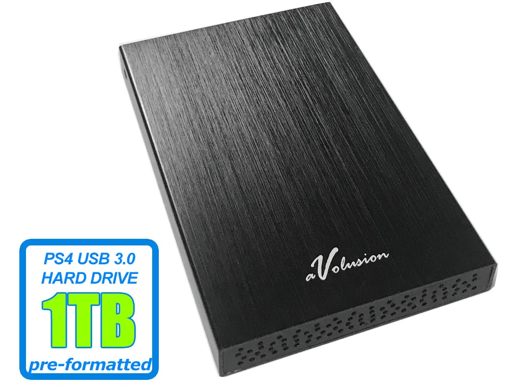 GoHardDrive GoHardDrive 1TB 2.5" USB 3.0 Portable Hard Drive PS4 Pre-Formatted Black — product photo