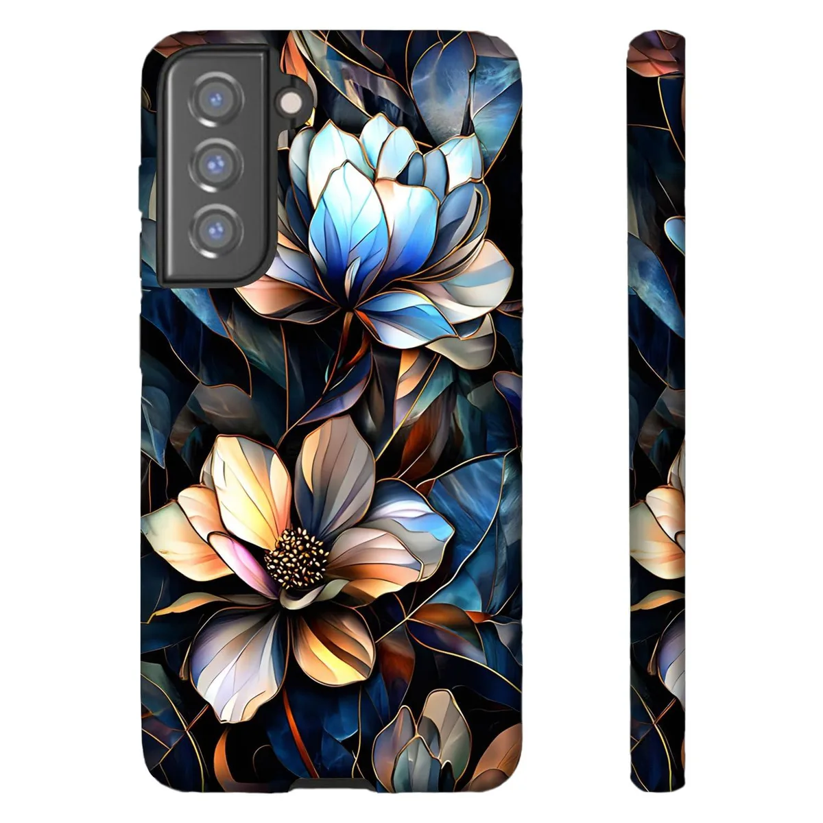  Generic Dual-Layer Case for Samsung Galaxy S22 - Vintage Magnolia Flowers — product photo