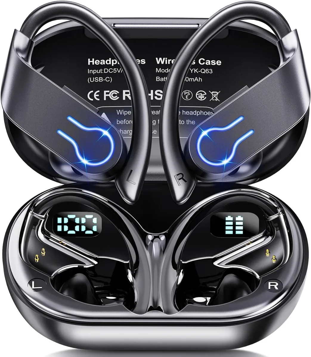 AUTYUE AUTYUE Wireless Earbuds Bluetooth 5.3 120H Black — product photo