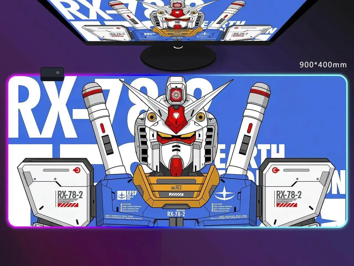 Goldendisk Goldendisk Gundam RX-78-2 RGB Mouse Pad 300x250mm — product photo