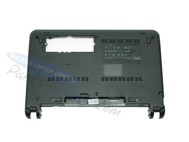 Dell Inspiron Mini 10v bottom base plastic assembly with battery latch and rubber feet