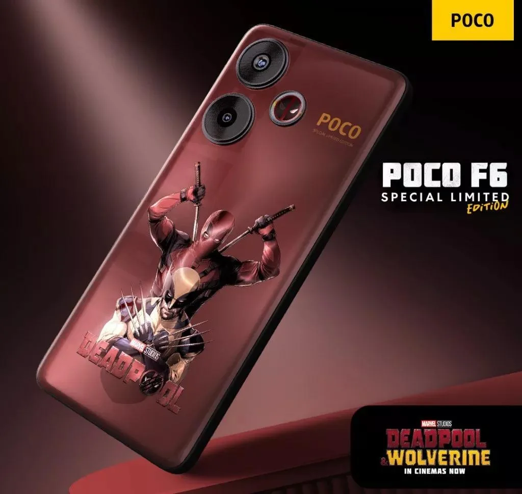 Mi Mi Poco F6 5G 12GB 256GB Deadpool Edition cell phones - unlocked — product photo