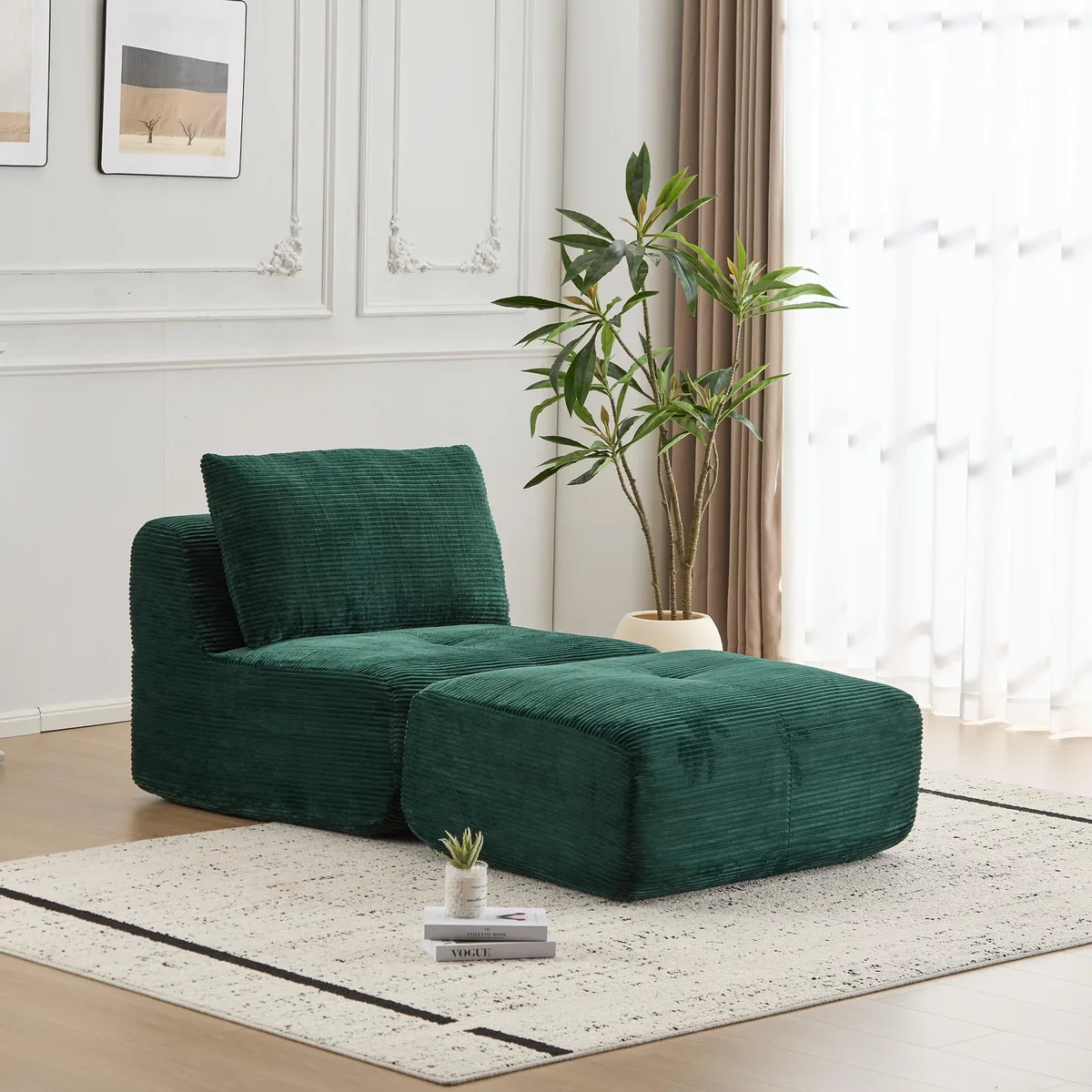 tuphen tuphen Corduroy Sofa Green — product photo