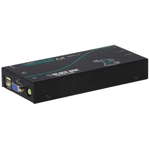 Compact USB remote access module in black casing