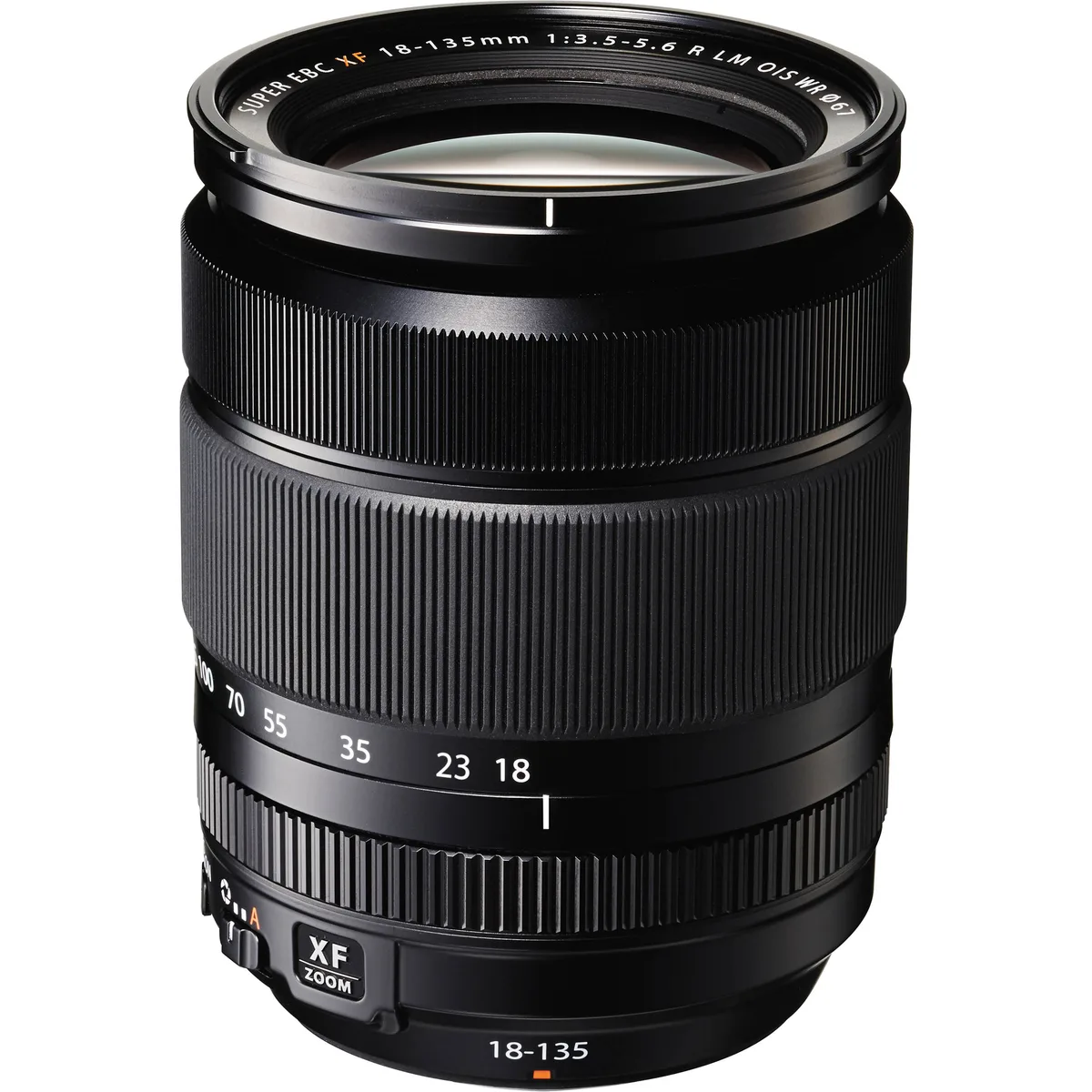 FUJIFILM FUJIFILM XF 18-135mm f/3.5-5.6 R LM OIS WR camera lens — product photo