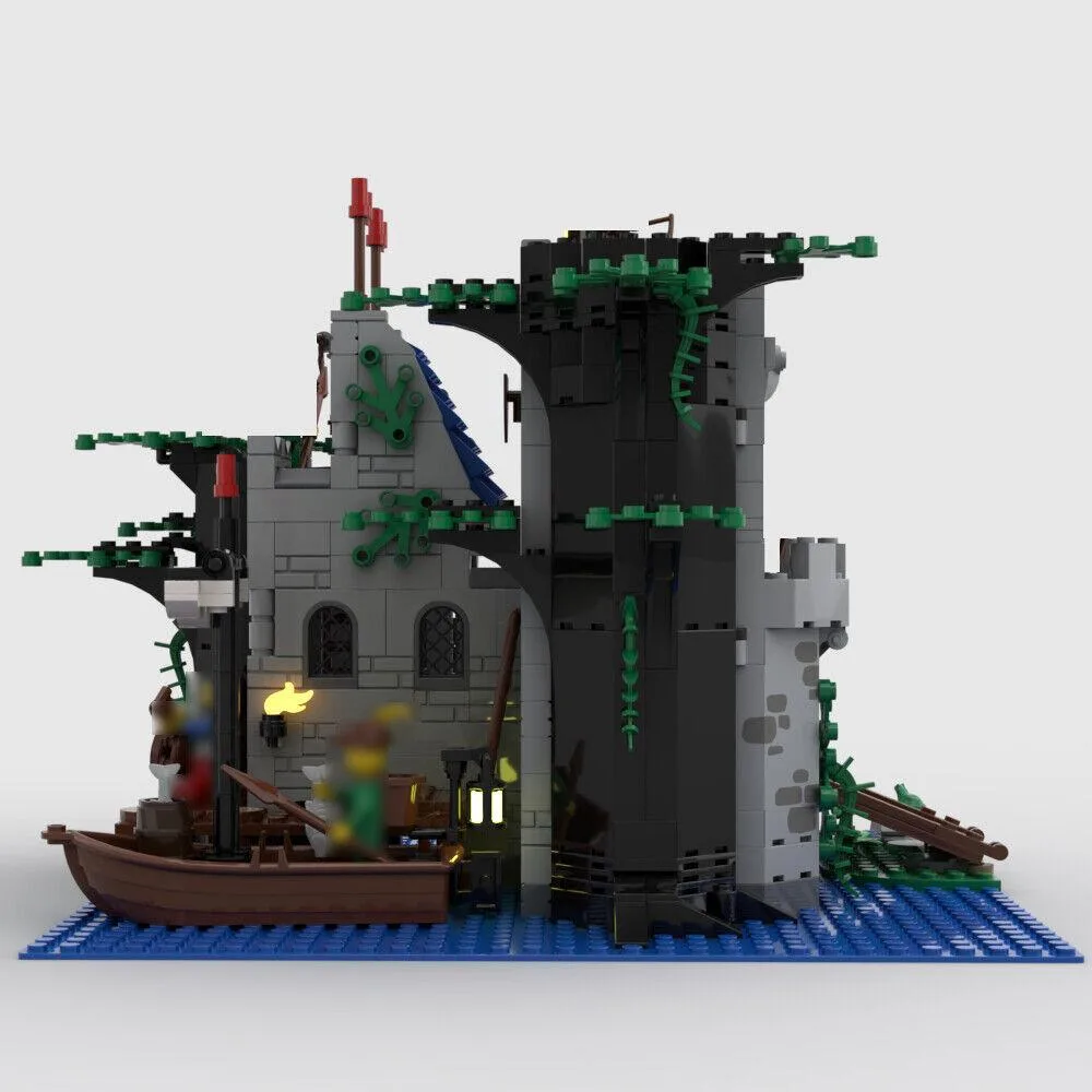 ZITIANYOUBUILD ZITIANYOUBUILD MOC-77633 Old Abandoned Tower 766 Parts — product photo