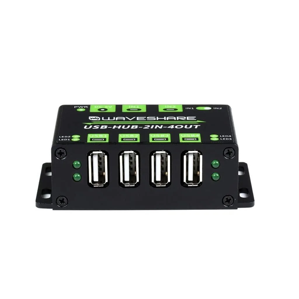 LORDWORLD LORDWORLD Industrial USB Hub 4-Port Dual-Host Switchable — product photo