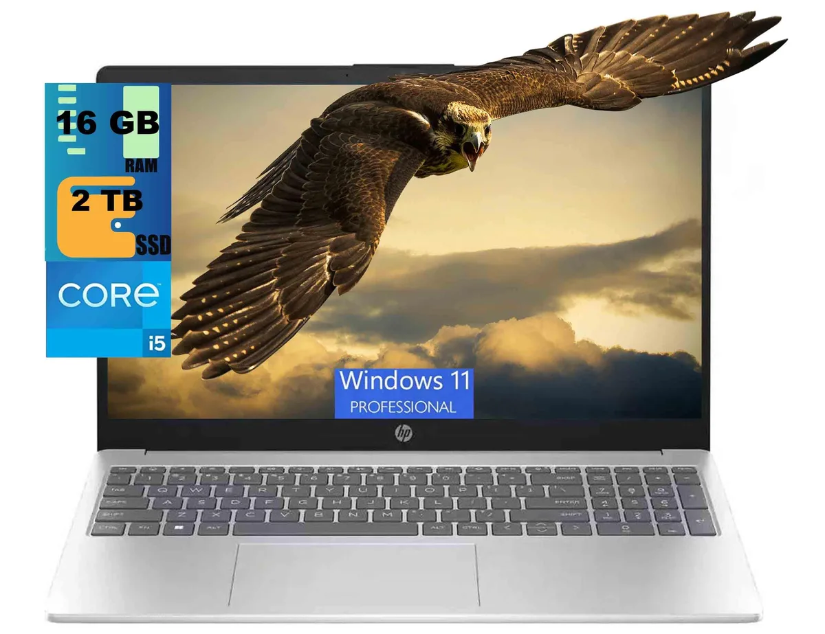 HP HP 15 laptop i5-1235U 10-core 16GB 2TB PCIe SSD Silver — product photo