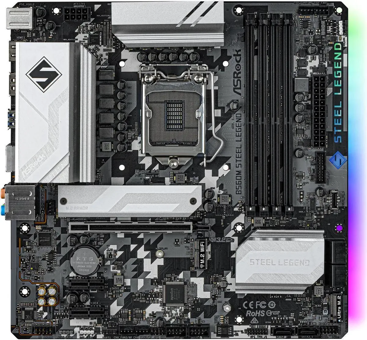 ASRock ASRock B560M STEEL LEGEND Intel motherboard — product photo