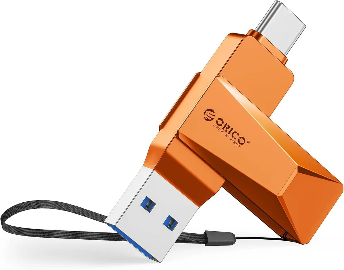 Orico Orico CB05 128GB USB 3.0 Dual Connector Orange USB flash drive — product photo