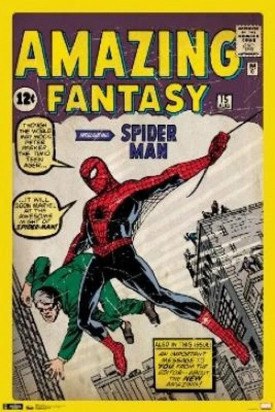 Marvel Spiderman cover poster print 24 x 36 inches