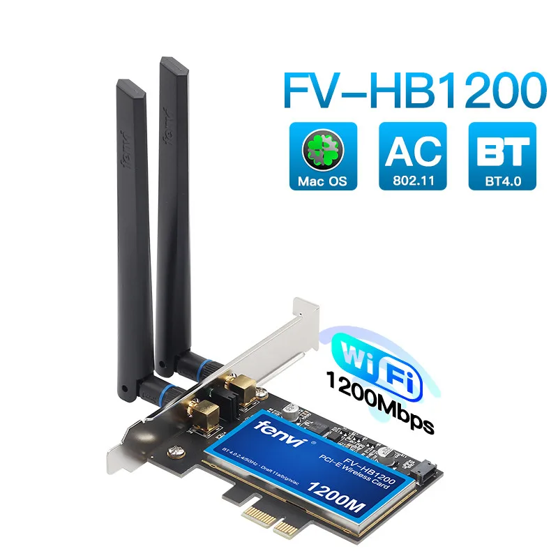 fenvi fenvi FV-HB1200 PCIe Wi-Fi 5 adapter Bluetooth 4.0 — product photo