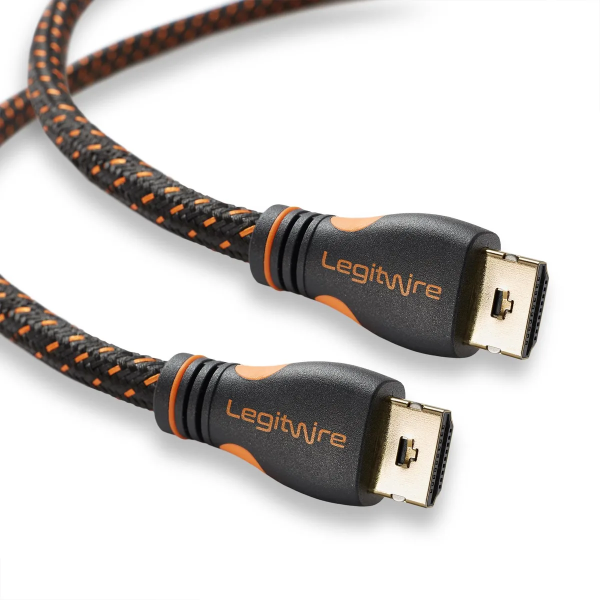 LegitWire LegitWire 10 ft HDMI Cable 18Gbps 4K 60Hz Locking Head Gold Plated — product photo
