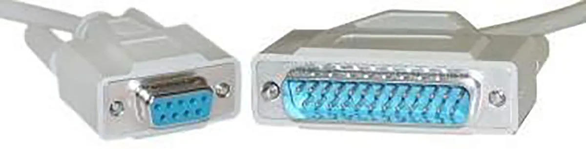 Compatible Compatible Serial Cable DB9 Female DB25 Male 9C Molded 6 ft — product photo