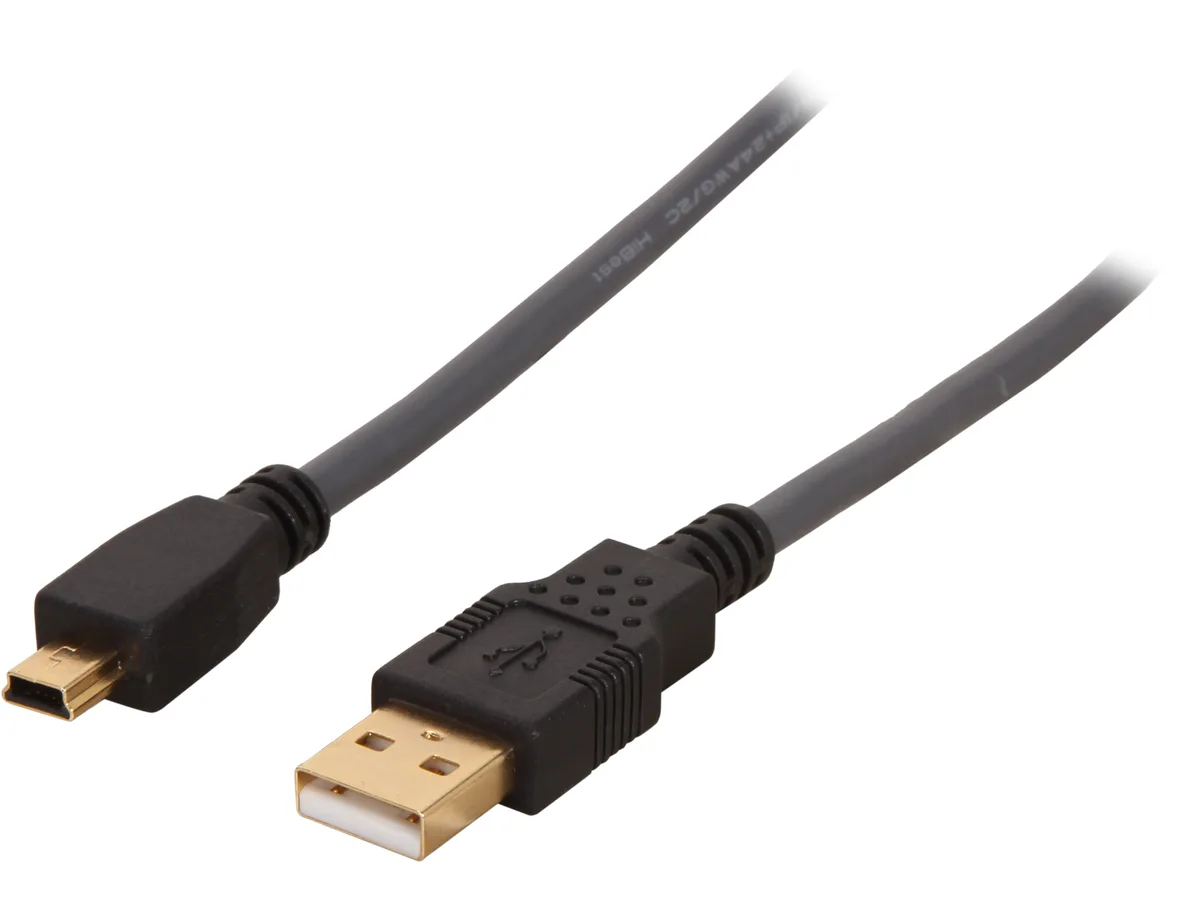 Cables To Go Cables To Go 29652 USB 2.0 A to Mini-B Male Cable Black 9.8 ft — product photo