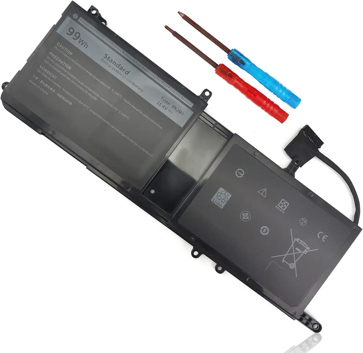 NShi NShi 99Wh 11.4V 6-Cell Li-ion Battery for Alienware 15 R3 R4 17 R4 R5 — product photo