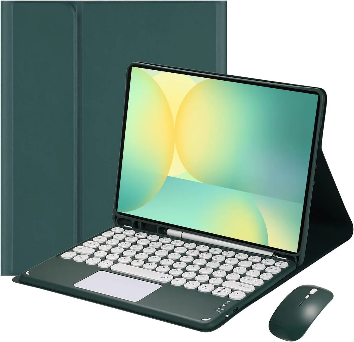 Timoom Timoom SM-X620 keyboard case with mouse, Dark Green — product photo