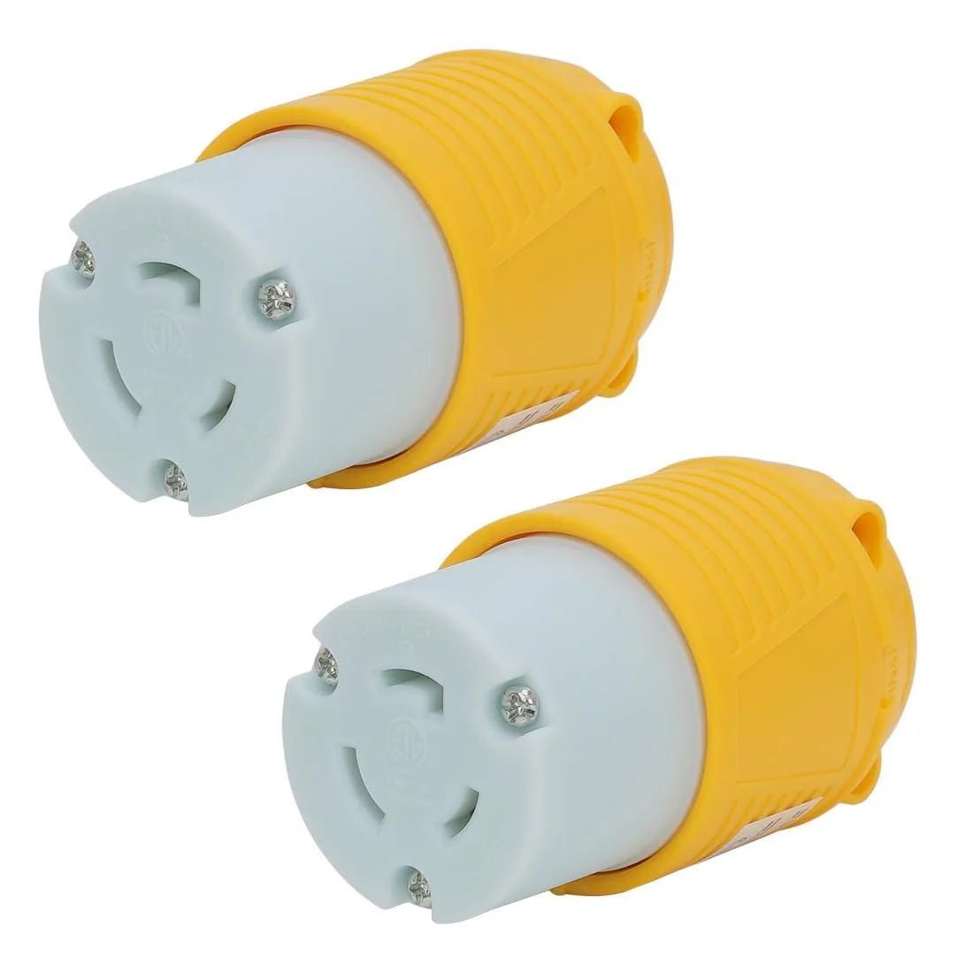 LORDWORLD LORDWORLD NEMA L5-20R 20A 125V Locking Connector 2-Pack — product photo