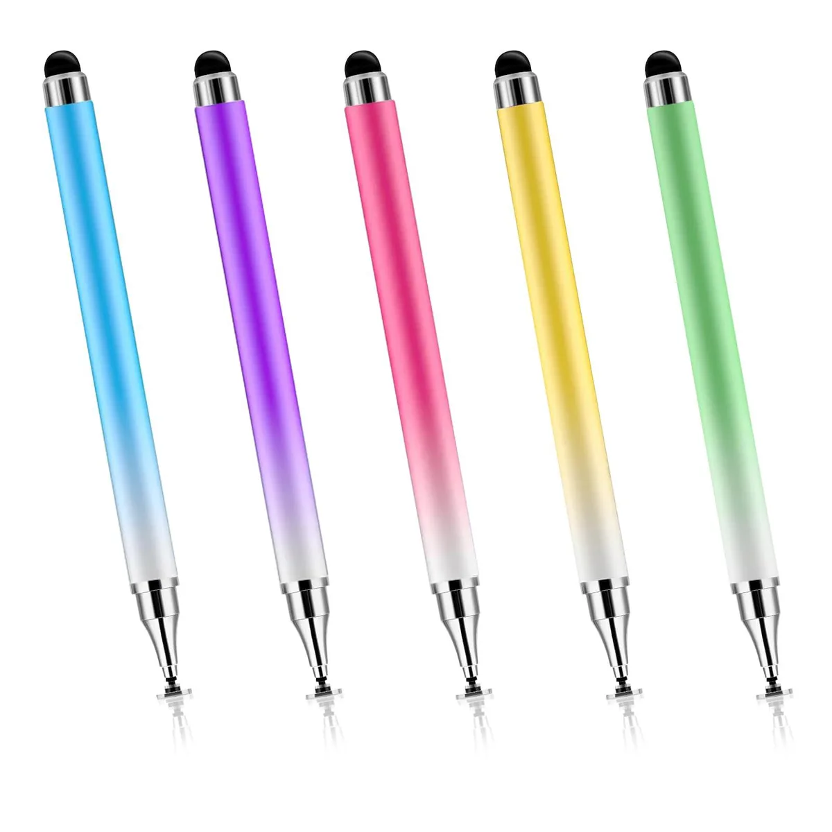  Lapocover 5 Pack 2-in-1 Stylus Pen Gradient Colours — product photo