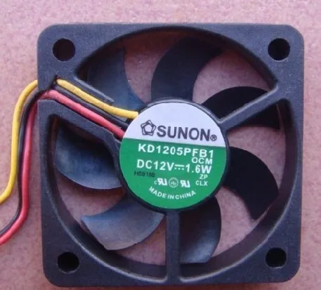 OEM Industries OEM Industries KD1205PFB1 50mm 12V 1.6W 3-Wire CPU cooler — product photo
