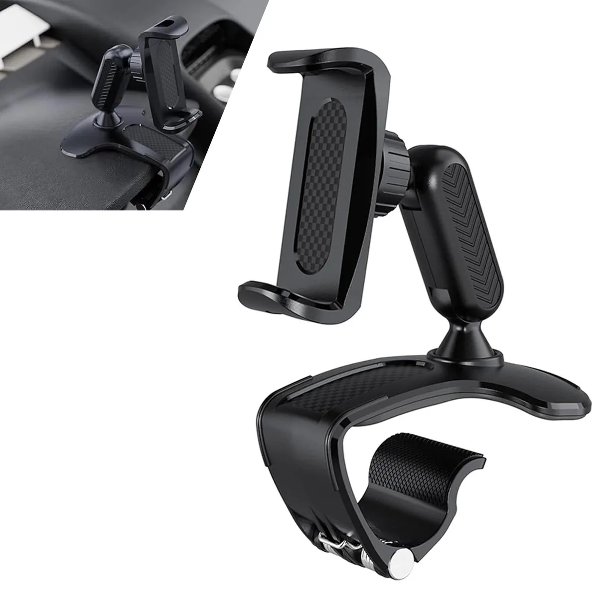  Titgoes OESSJZJ2606BL-1PC phone mount 180 rotary clip-on — product photo