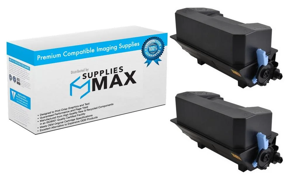 SuppliesMax SuppliesMax KYO1T02WF0US0J_2PK 2-pack black toner cartridge 47000 pages — product photo
