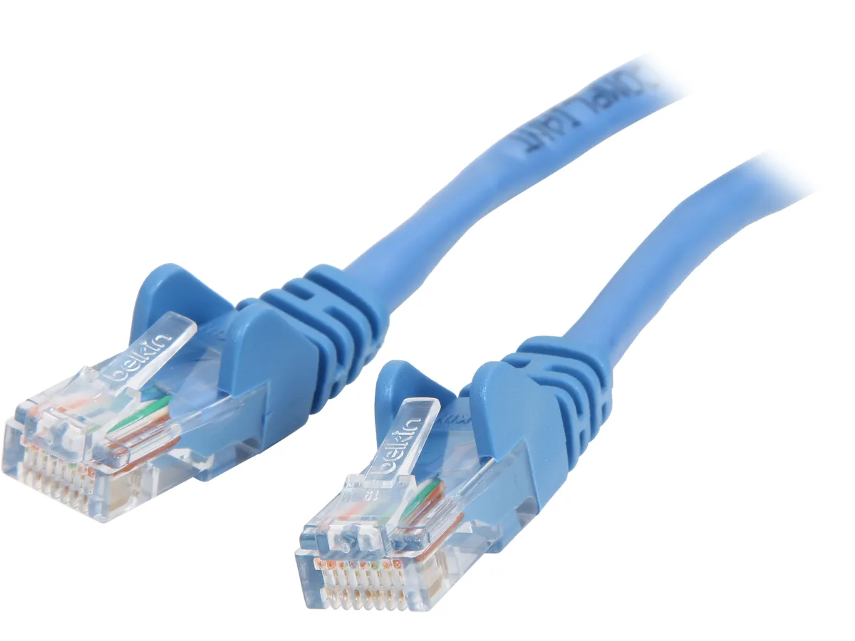 Belkin Belkin A3L791-02-BLU-S Cat 5E network ethernet cable 2 ft Blue — product photo