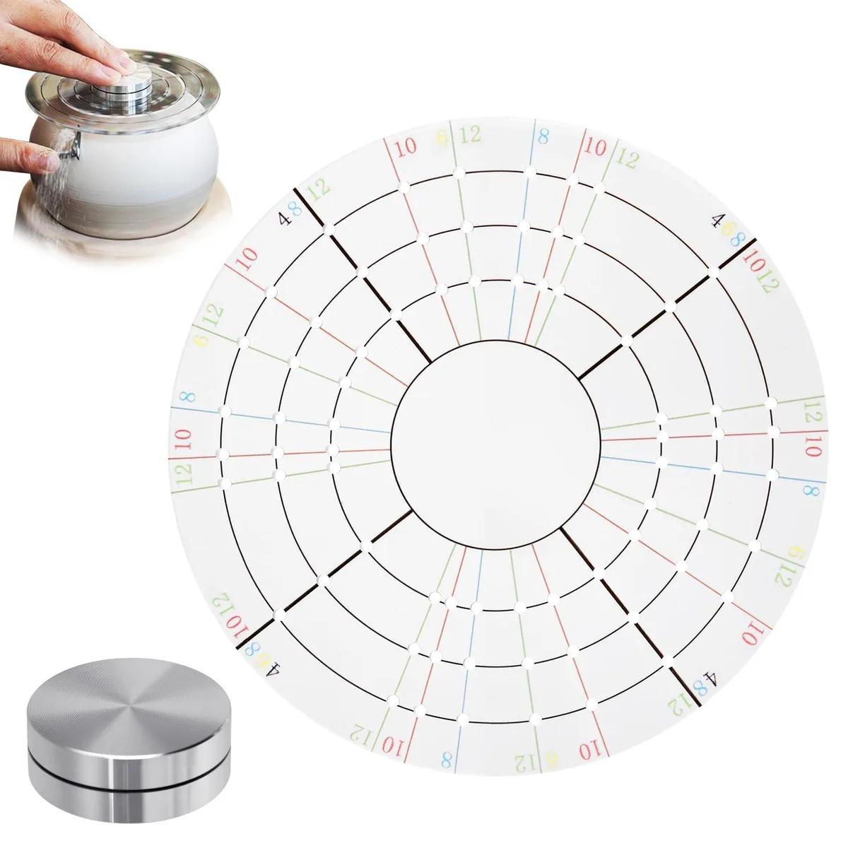  Avery TCTS-1966 2-pack pottery trimming spinner 4.72 in 30 mm — product photo