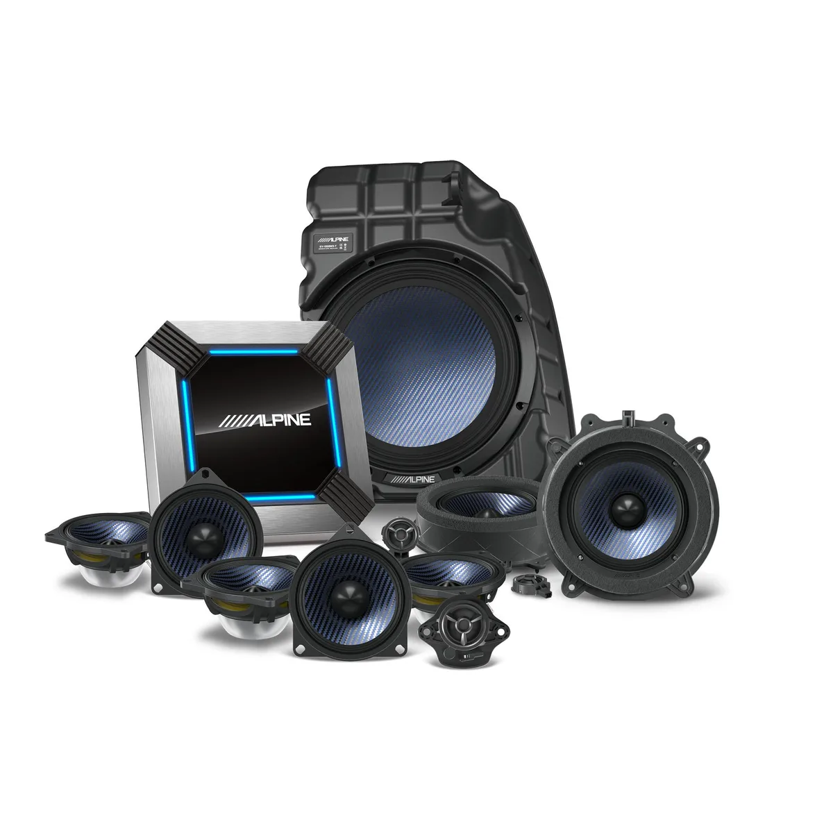 Alpine Alpine PSS-TSLA-223P 13-Speaker Sound System Upgrade 2022-Up Tesla Model 3 — product photo