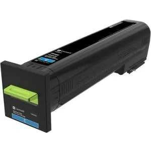 Lexmark Lexmark 72K0X20 Cyan Extra High Yield Toner Cartridge scanner supply — product photo