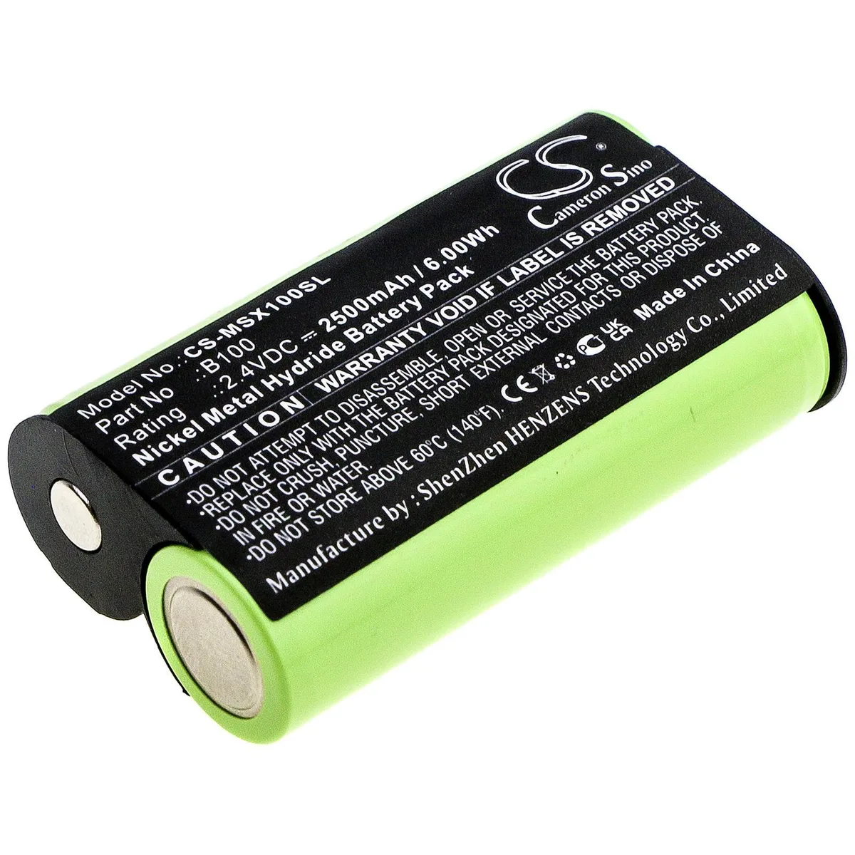 Rectangular grey replacement battery with connector ribbon for Xbox One controllers