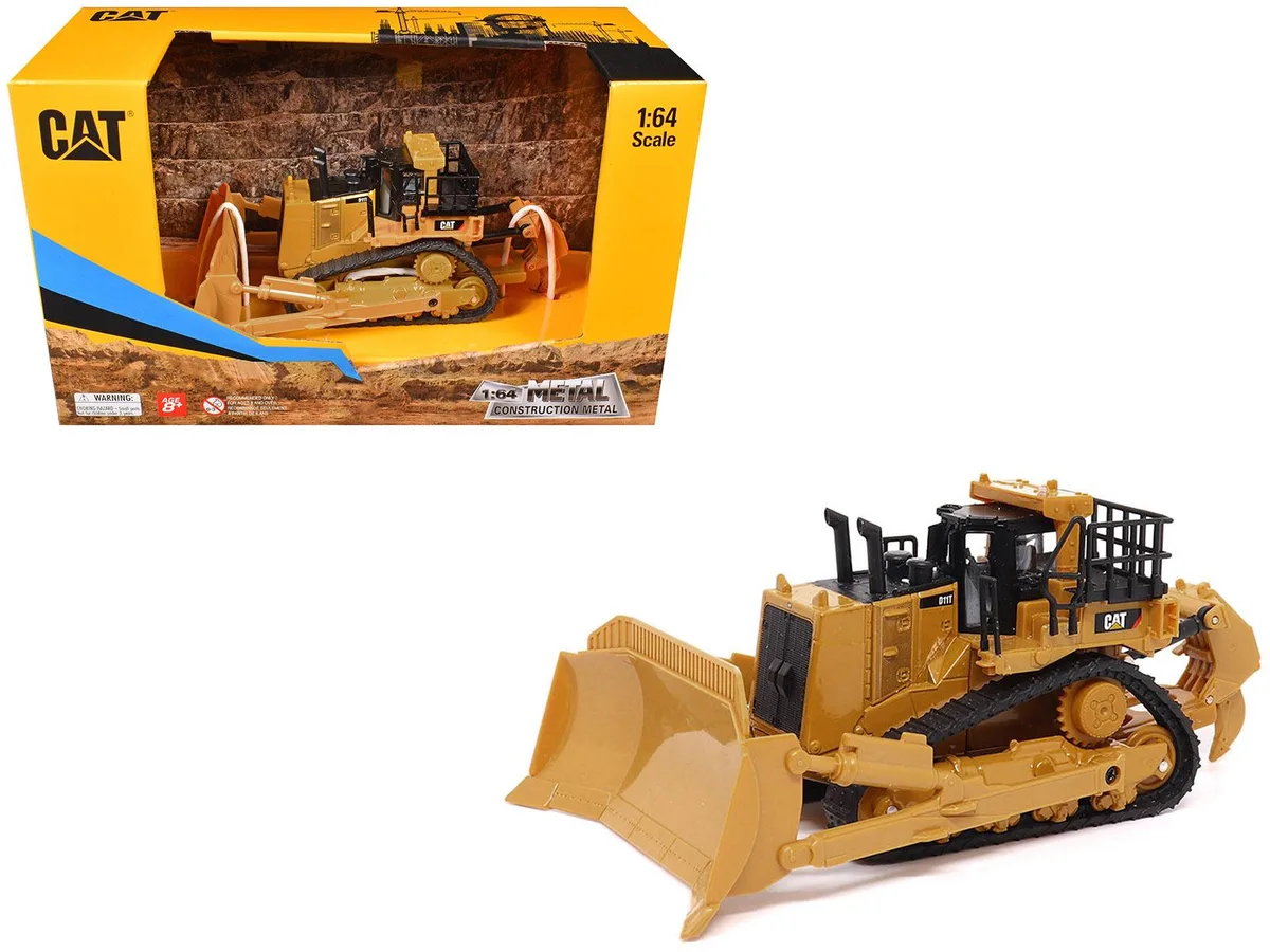 DieCast Masters DieCast Masters CAT Caterpillar D11T Dozer Yellow 1/64 hobby collectible — product photo