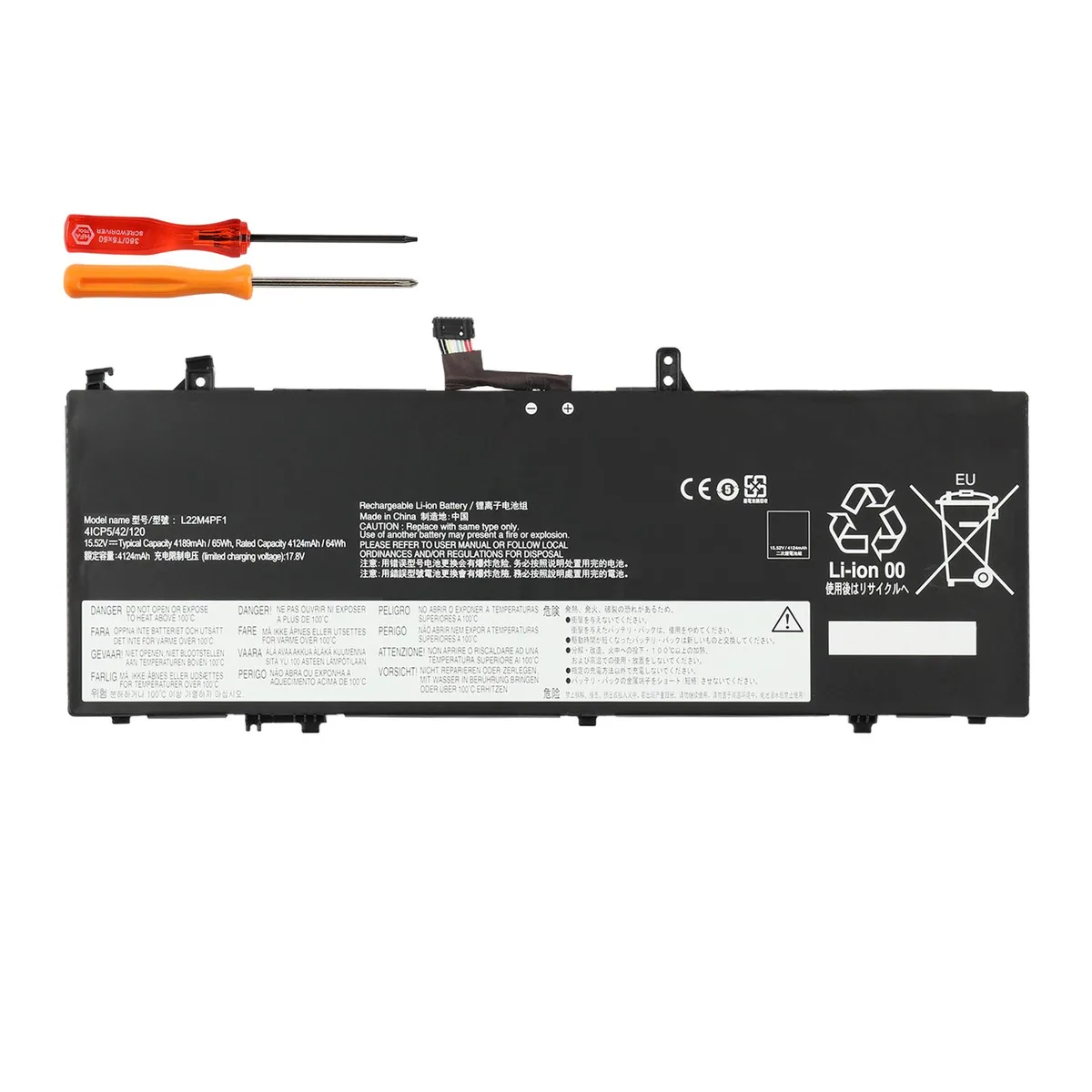 KingSener KingSener L22M4PF1 11.52V 4189mAh 65Wh laptop battery — product photo